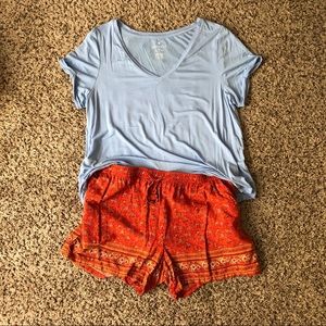 Soft and sexy baby blue T-shirt